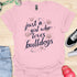 Just a girl who loves bulldogs - V7 - Paw Prints T-Shirt